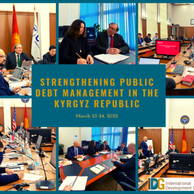 Trainings held in Kyrgyz Republic on public debt management, March 23-24, 2022.